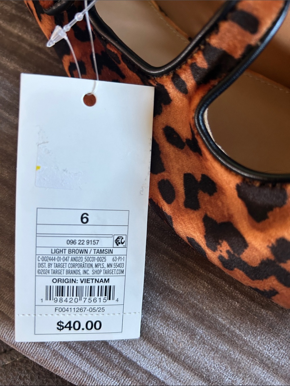 a new day Leopard Print Mary Jane Flats in Brown and Black - Picture 5 of 10
